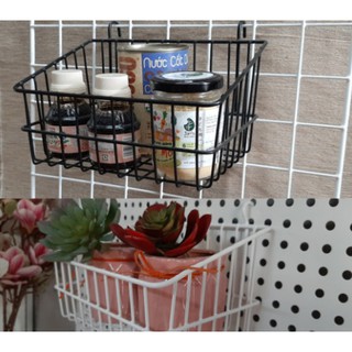 Rổ sắt nhúng nhựa trang trí MS09