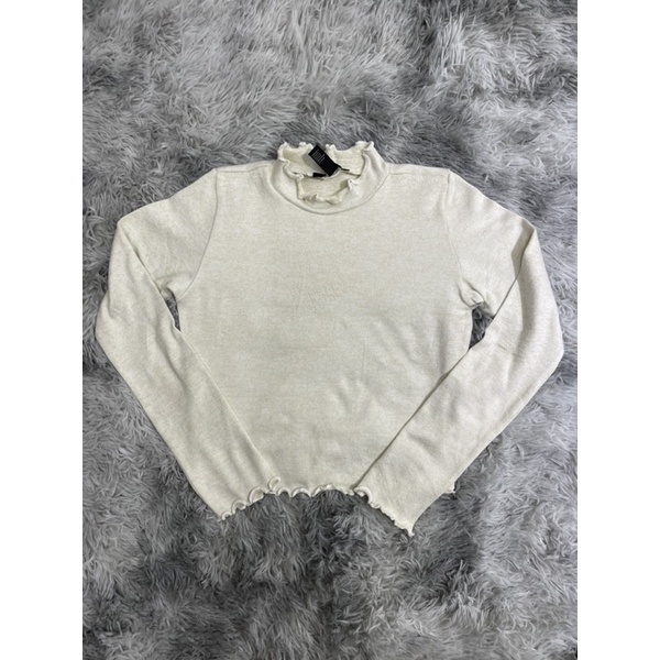 Áo len dệt kim chất liệu dầy dặn 2 màu