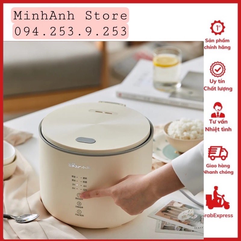 Nồi cơm điện tử Bear 2L-DFB-P20J1-HÀNG CHÍNH HÃNG-Bh 12 tháng