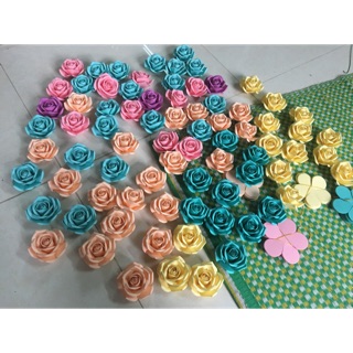 Combo đầu bông hoa giấy mỹ thuật 89 bông
