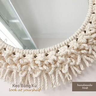 🌺 🌺 Gương tròn size 30 làm Macrame, trang trí decor 🌺 🌺