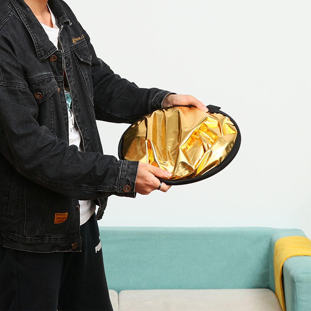 BTLIMER Bảng Khuếch Tán Ánh Sáng Hình Tròn Nhiều Màu Kèm Túi Đựng Mềm Mại Tiện Dụng