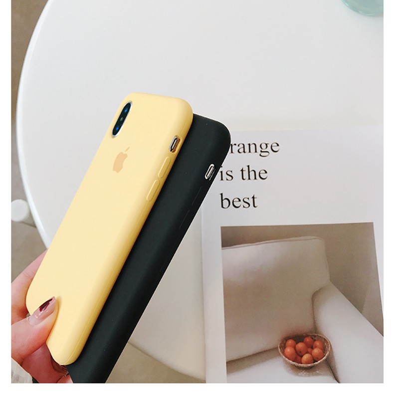 Ốp lưng silicone chính hãng cho iPhone X XS Max XR iPhone 8 7 6 6S Plus iPhone 11 Pro Max SE 2020