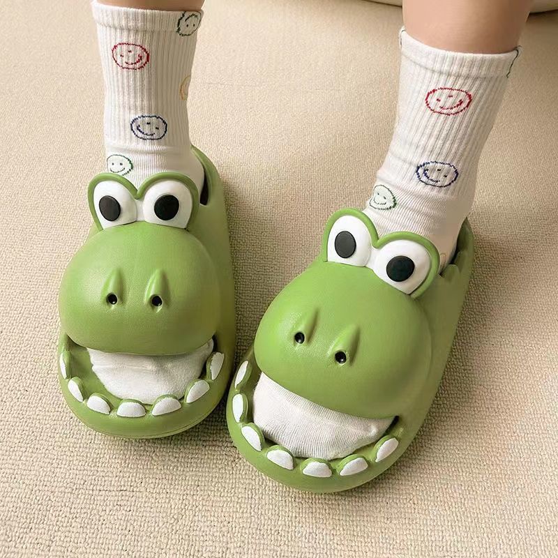 Giày Sandal Nhựa Pvc Chống Trượt Họa Tiết Hoạt Hình Dễ Thương Cho Bé