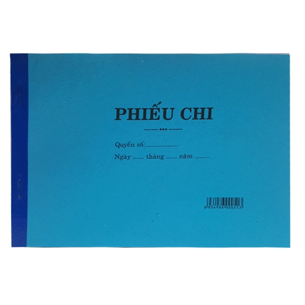 Phiếu Chi 2 Liên (60 Tờ) - Màu Xanh