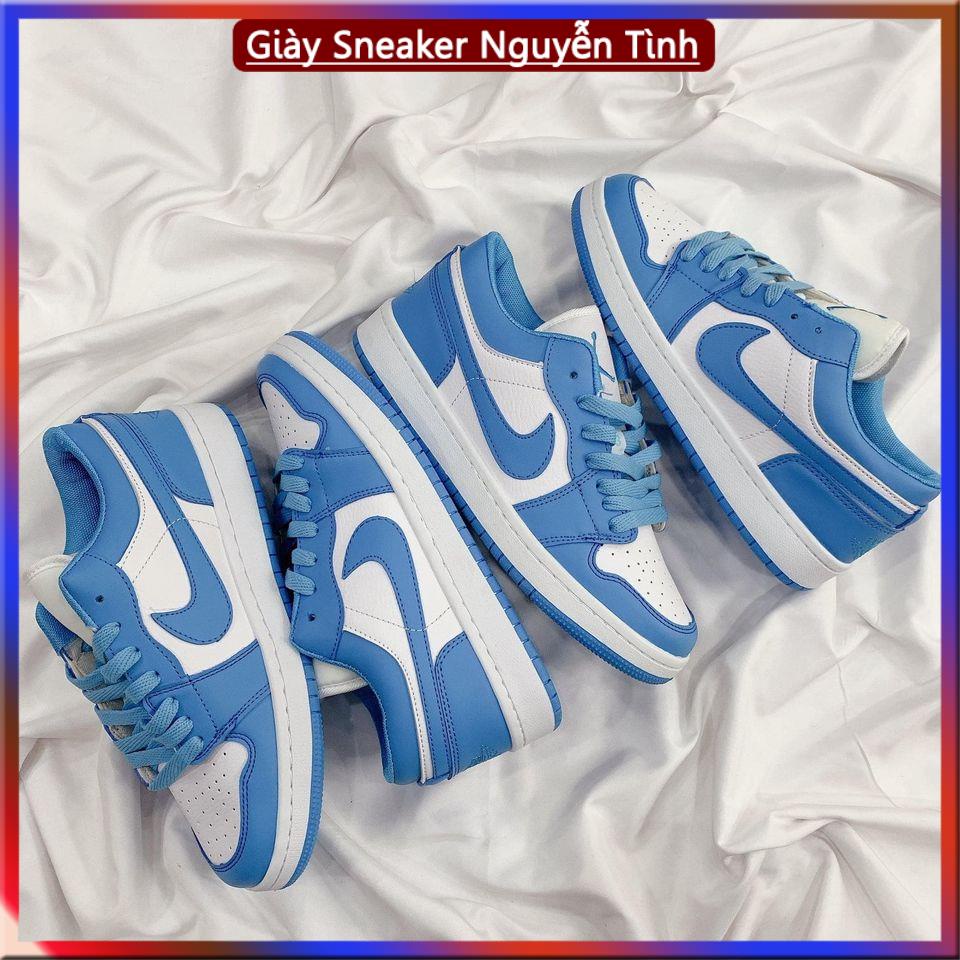 Giày thể thao Jordan 1 đen trắng cổ thấp, Giày JD low panda nam nữ siêu hot dễ phối đồ