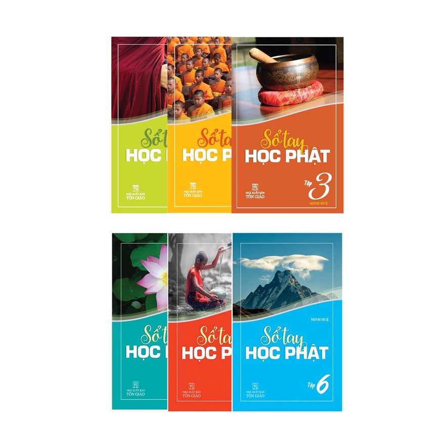 Sách - Combo Sổ Tay Học Phật (6 Cuốn)