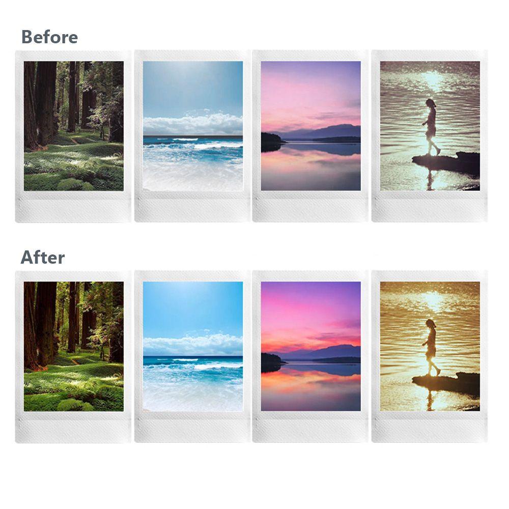 BTLIMER Bộ 4 Kính Lọc Màu Sắc Thời Trang Cho Máy Ảnh Instax Mini 11