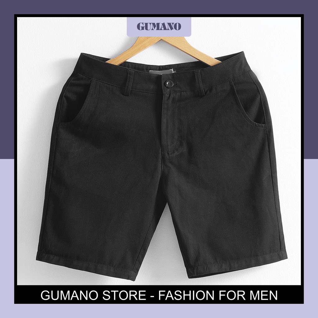 Quần Ngố Nam Quần short nam Kaki Mềm Mịn Năng Động GUMANO 6 Màu Trẻ Trung Cao Cấp