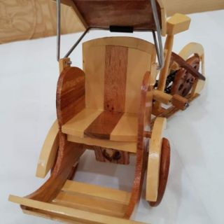 Mô hình xe xích lô bằng gỗ
