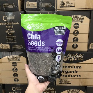 Hạt Chia Tím ABSOLUTE ORGANIC 1kg - Chuẩn Úc