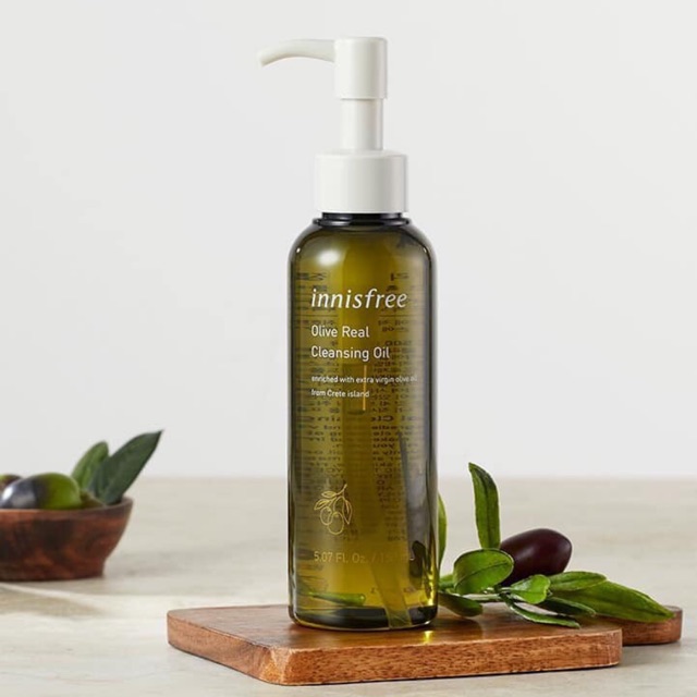 [Có Bill] Dầu tẩy trang Oliu - Innisfree Olive Real Cleansing Oil