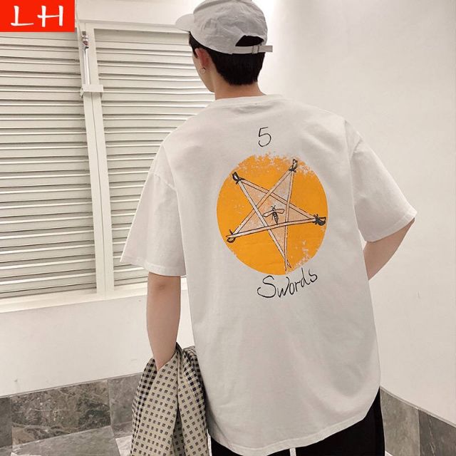 Áo thun tay lỡ unisex 5 sao Swords🌟🌟🌟