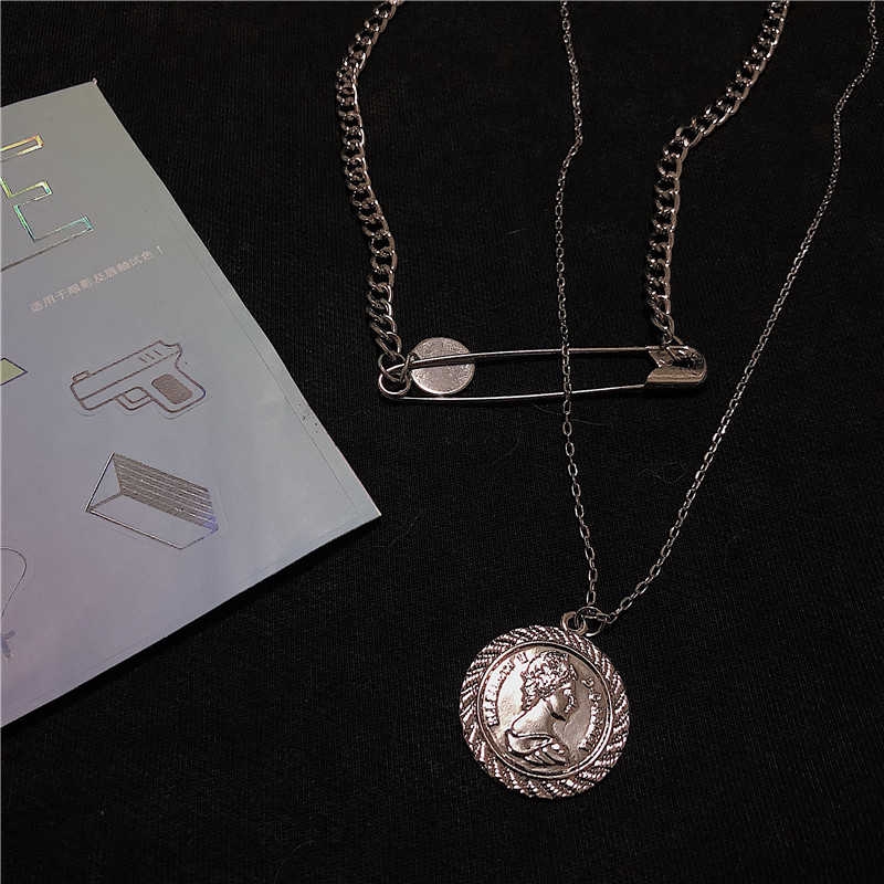 Vòng cổ nhiều lớp phong cách Âu Mỹ thời trang cá tính