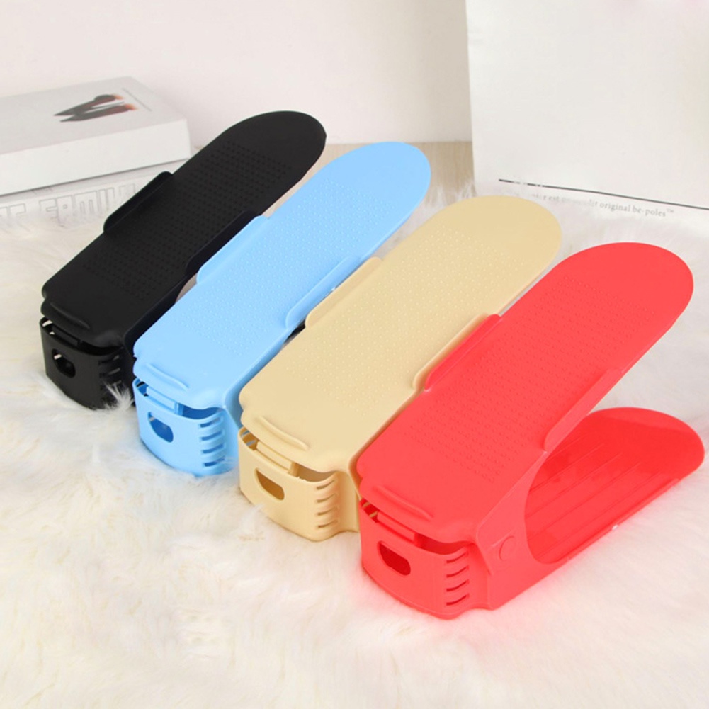 Kệ Đứng Hai Tầng Đựng Giày Tiết Kiệm Không Gian Có Thể Điều Chỉnh