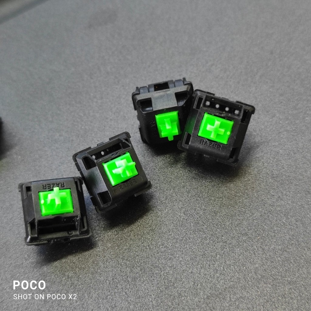 Nút Switch Bàn Phím Cơ Razer Green Switch led lỗ cắm led RGB_CLICK_CLICK
