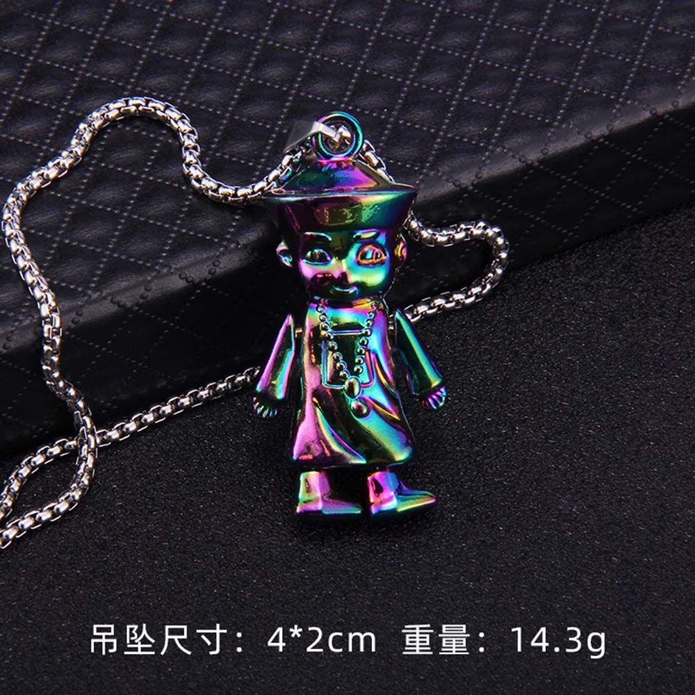 PATH Vòng cổ Hợp Kim Mặt Hình Chuồn Chuồn / Phi Hành Gia / Nàng Tiên Cá Phong Cách Hip Hop