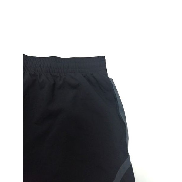 TH10327 Quần short nam lưng thun có dây rút màu đen Under Armour 1260257 - Hàng Mỹ