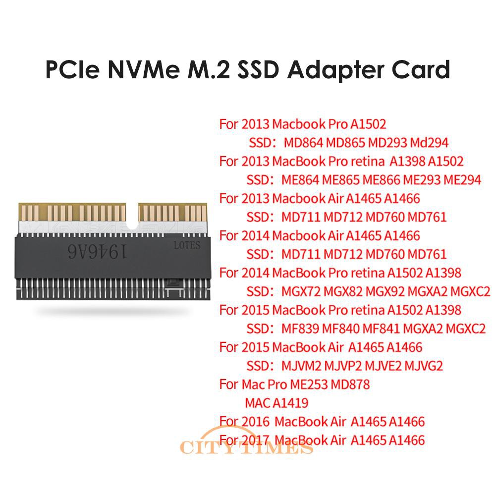 Thẻ Chuyển Đổi Ngff M.2 Nvme Ssd Cho Macbook Air Pro 2013-2017 | BigBuy360 - bigbuy360.vn