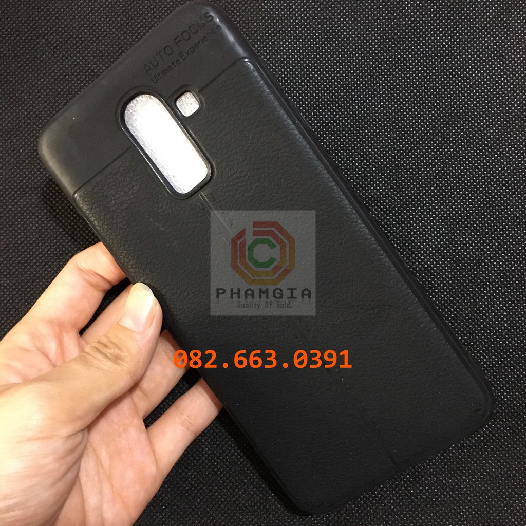 Ốp lưng Samsung A6+ 2018 dẻo đen siêu dẻo siêu bền