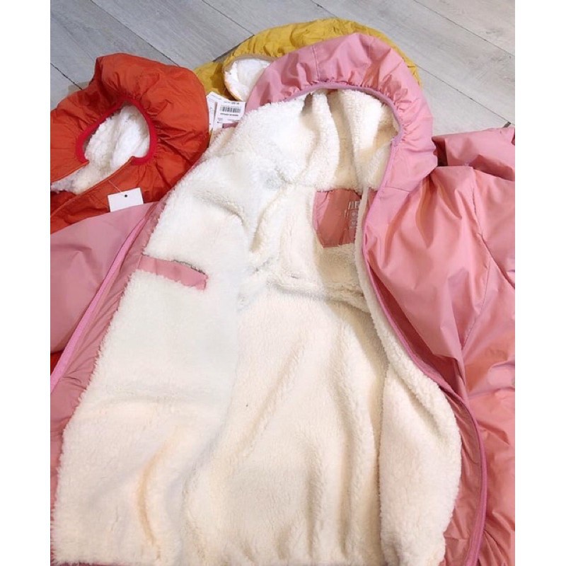 Áo KHOÁC gió nữ lót lông cừu siêu ấm siêu nhẹ chống thấm nước | BigBuy360 - bigbuy360.vn