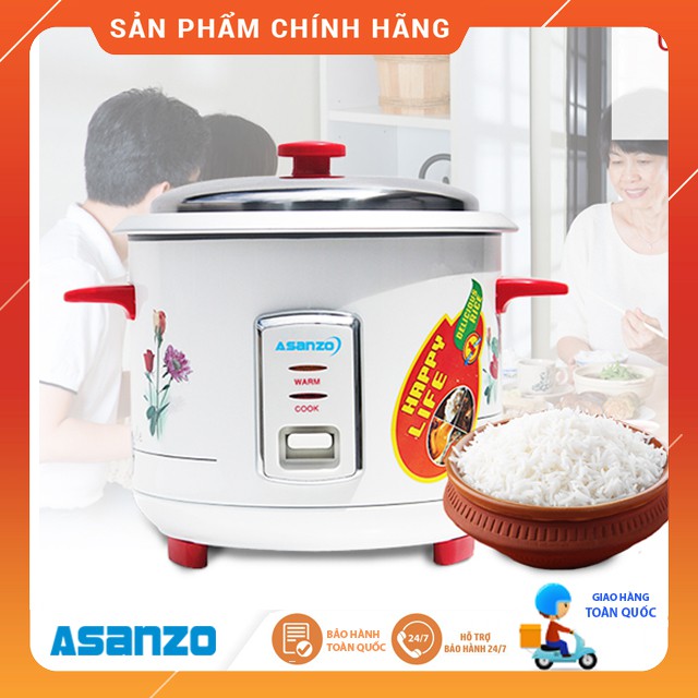 Nồi cơm điện ASANZO RC-12AS1 1.2 lít