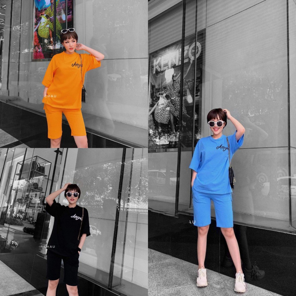 đồ bộ nữ lửng angel thun thái dẻo