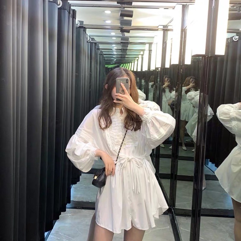 Sơ mi giấu quần fom rộng