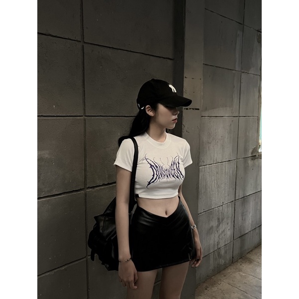 Áo in bướm gai màu xanh