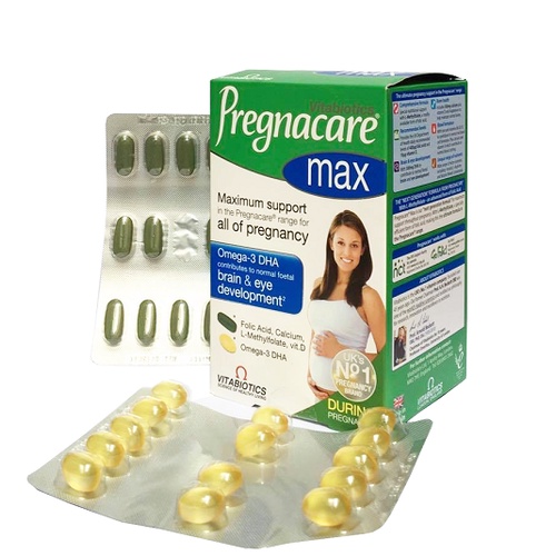 Viên uống Pregnacare Max cho mẹ bầu, viên uống bổ sung vitamin cho mẹ - Monnie Kids