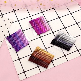 [ 6 MÀU ] SET 24 KẸP TĂM OMBRE KIM TUYẾN NHIỀU MÀU - VANI STORE [PKT00005]