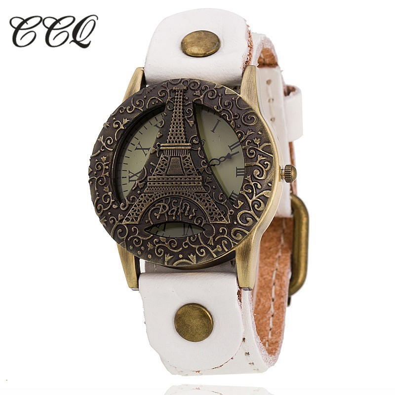 Đồng hồ thạch anh đeo tay dây da thời trang cho nữ | BigBuy360 - bigbuy360.vn