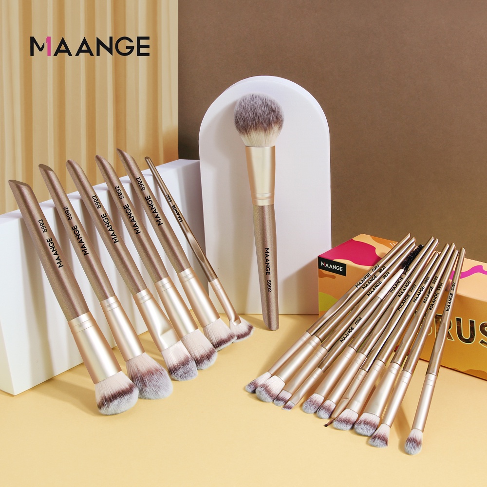 Bộ 18 Cọ MAANGE 5992 Cho Trang Điểm Chuyên Nghiệp