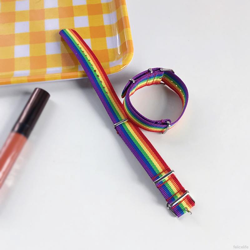 Vòng Tay Màu Cầu Vồng Phong Cách Hàn Quốc Cho Cặp Đôi