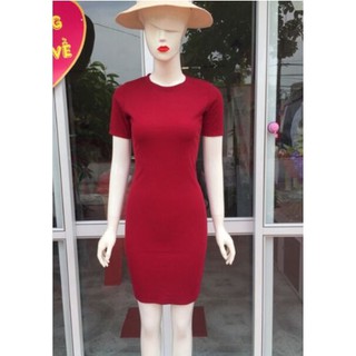 ĐẦM BODY KHÔNG XẺ THUN BORIP