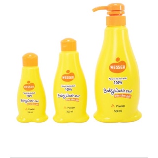 Sữa tắm wesser 500ml/200ml - sữa tắm gội cho bé sơ sinh - sữa tắm gội trẻ em