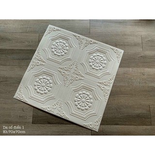 Xốp dán tường 3d hoa thị kt 70*70cm 5mm