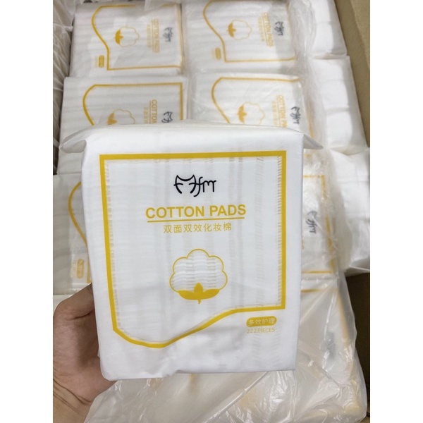 Bông tẩy trang cotton 222 miếng