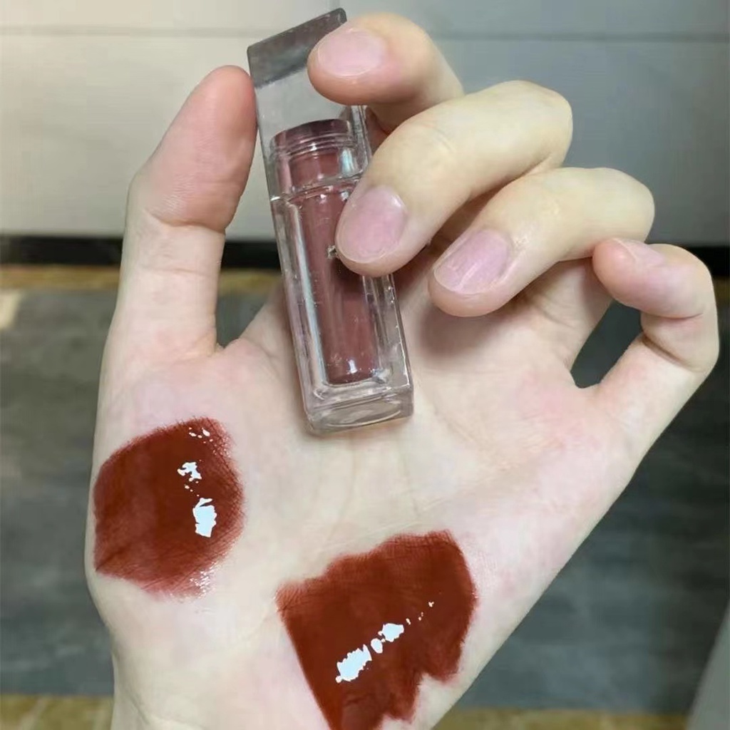 [Hàng Mới Về] Son Kem Hiệu Ứng Tráng Gương Nước Đá Hoa Phong Cách Học Sinh Sản Xuất Tại Trung Quốc Cho Nữ