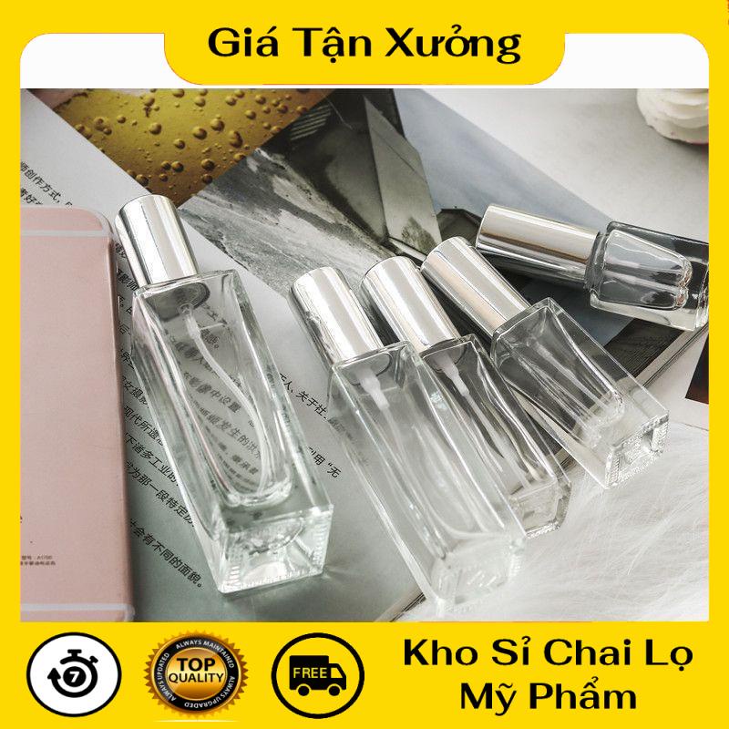 Lọ Chiết Nước Hoa ❤ TRÙM SỈ ❤ Chai lọ chiết nước hoa thủy tinh 5ml 10ml 20ml 25ml đựng dầu thơm , phụ kiện du lịch