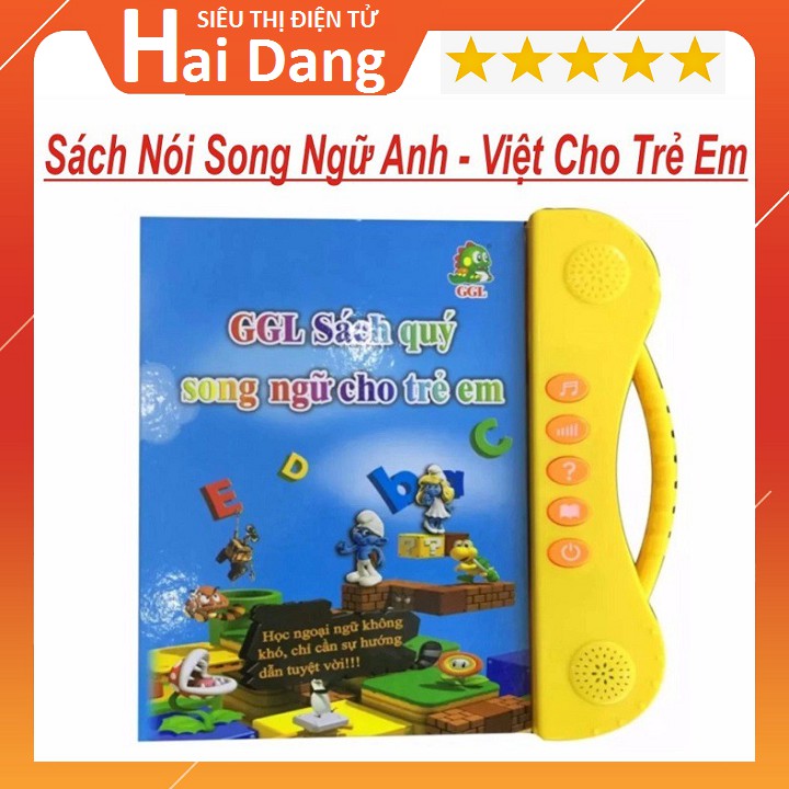 Sách Nói Điện Tử Song Ngữ Anh- Việt Giúp Trẻ Học Tốt Tiếng Anh