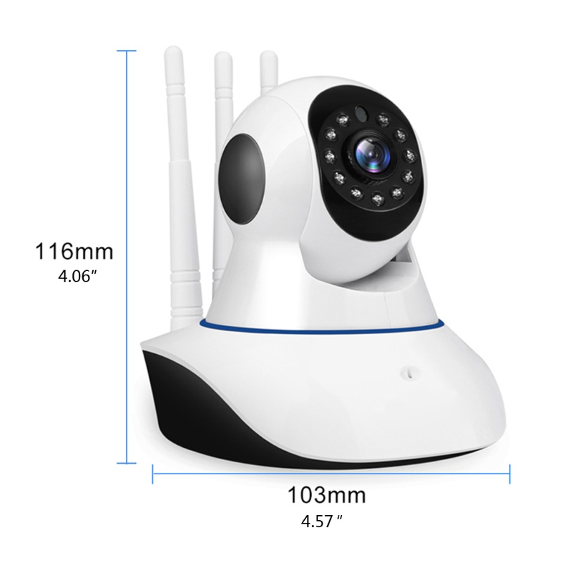 Camera an ninh CCTV WiFi không dây hai chiều xoay 360 độ 720P
 | WebRaoVat - webraovat.net.vn