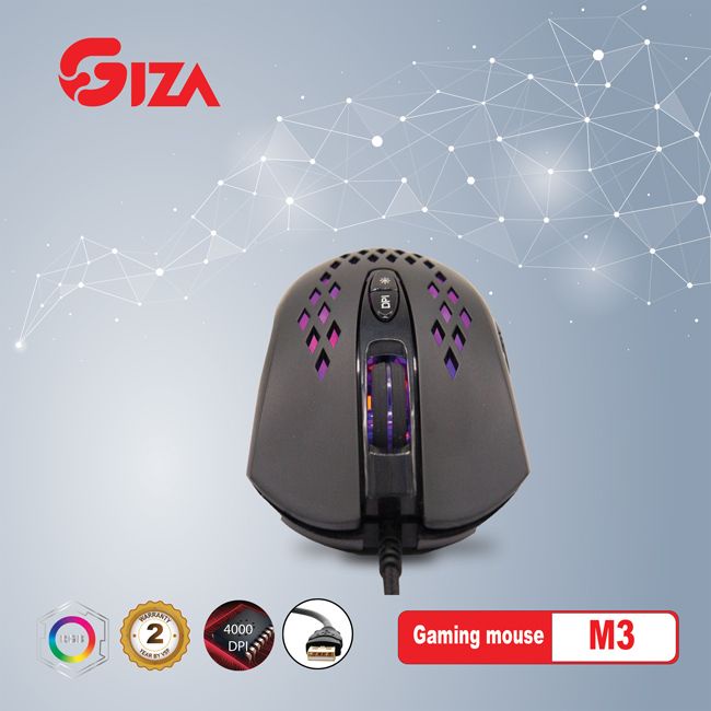 Chuột Máy Tính Gaming Có Dây Giza M3