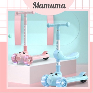 [2 in 1] Xe trượt scooter heo có nhạc và phát sáng - Mamuma Store