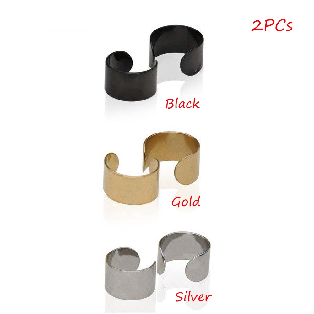 Khuyên tai kẹp vành tai phong cách punk thời trang cho nam và nữ