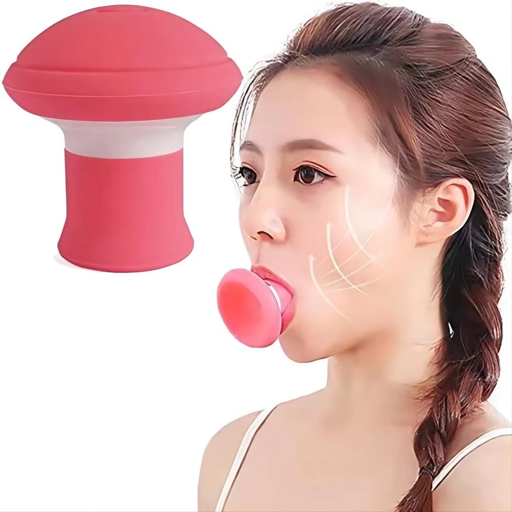 1 Dụng Cụ Silicone Tập Nâng Cơ Mặt &amp; Miệng Tạo Cằm Chữ V