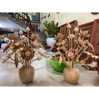 Hoa sen gỗ ngọc am
