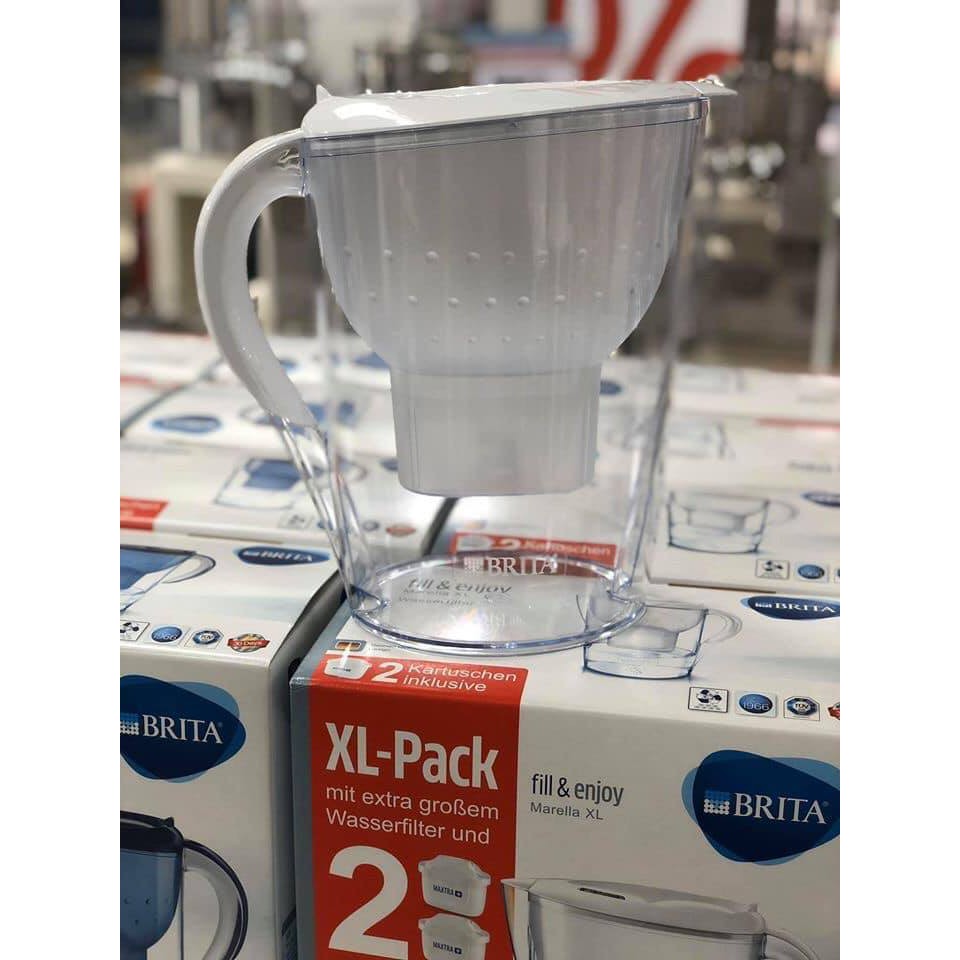 BÌNH LỌC NƯỚC BRITA MARELLA XL 3,5L KÈM 2 LÕI - MADE IN GERMANY