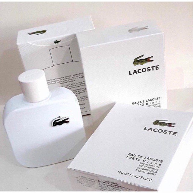 Nước Hoa Nam Lacoste L.12.12 Blanc (White) EDT Test (5ml/10ml/20ml)