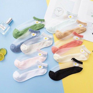 Sét 10 đôi tất lưới hoa cúc